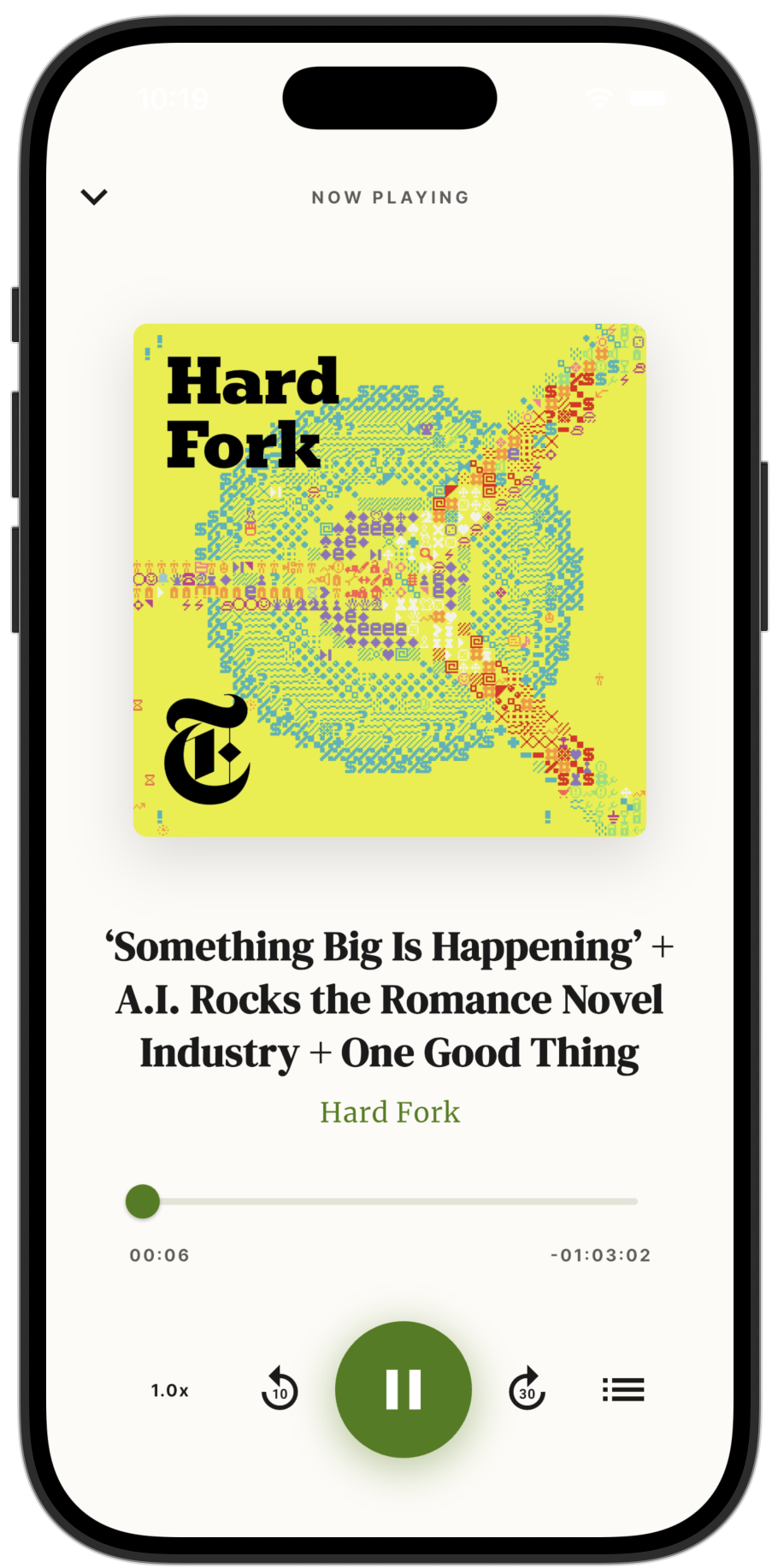 PodSized app — episode summary